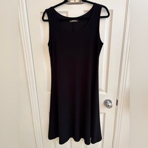 Sympli Classic Black Midi Dress size 8